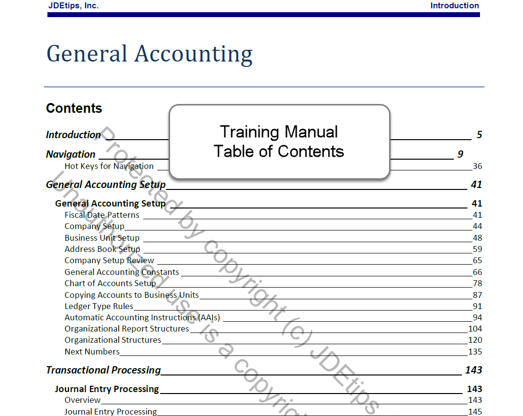 Jd Edwards Chart Of Accounts