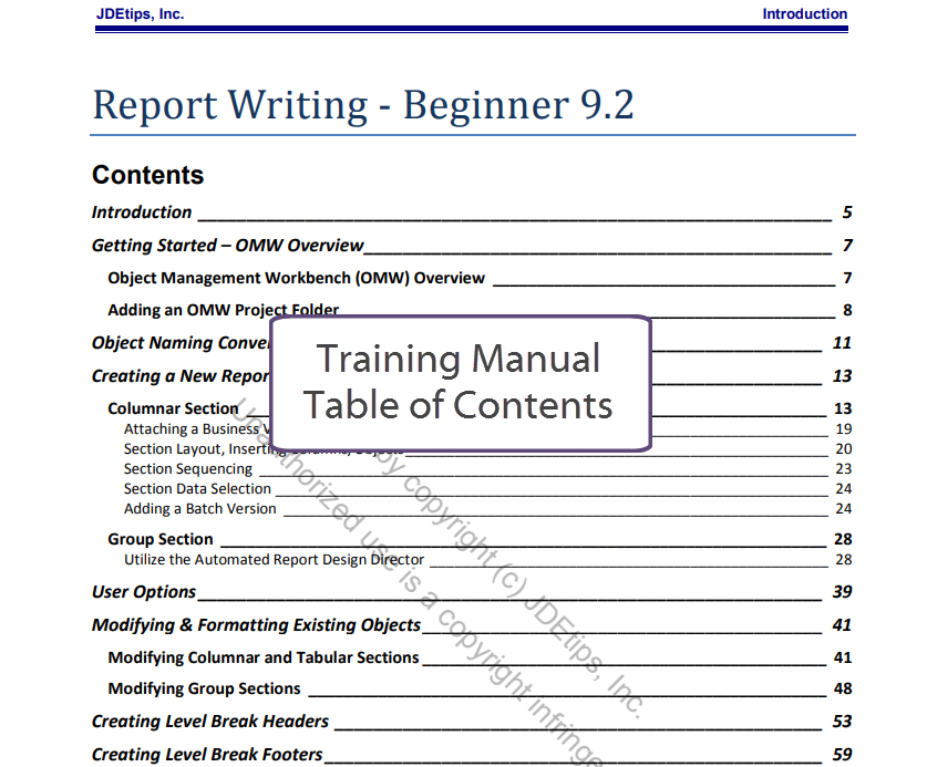 research report writing course outline